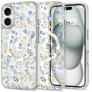 Tech-Protect Magmood MagSafe tok iPhone 16, spring flowers kép