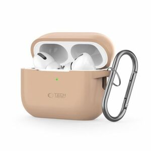 Tech-Protect Silicone Hook tok Apple AirPods Pro 1 / 2, barna kép