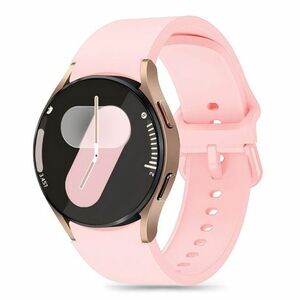 Tech-Protect Silicone szíj Samsung Galaxy Watch 4 / 5 / 5 Pro / 6 / 7 / FE, baby pink kép