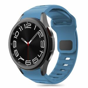 Tech-Protect Silicone Line szíj Samsung Galaxy Watch 4 / 5 / 5 Pro / 6 / 7 / FE, montego blue kép