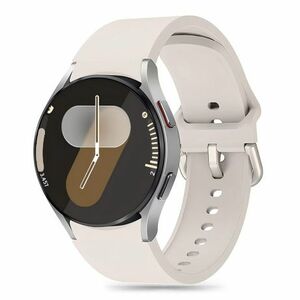 Tech-Protect Silicone szíj Samsung Galaxy Watch 4 / 5 / 5 Pro / 6 / 7 / FE, starlight kép