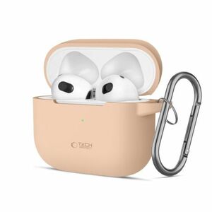 Tech-Protect Silicone Hook tok Apple AirPods 3, barna kép