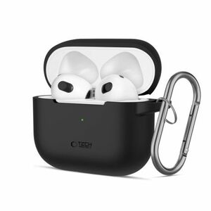 Tech-Protect Silicone Hook tok Apple AirPods 3, fekete kép