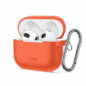 Tech-Protect Silicone Hook tok Apple AirPods 3, narancssárga kép