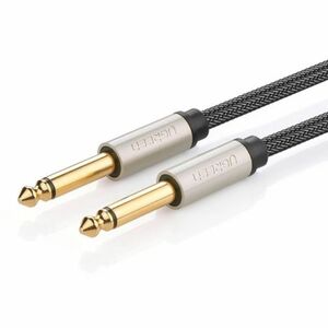 Ugreen AV128 audio kábel 6.35mm jack 1m, szürke kép