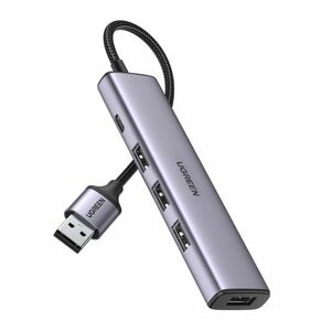 Ugreen CM473 HUB adapter USB / 4x USB 3.0, fekete (CM473 20805) kép