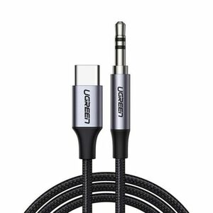 Ugreen AV143 audio kábel USB-C / 3.5mm mini jack 1m, szürke (30633) kép