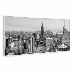 Klarstein Wonderwall Air Art Smart, infravörös hősugárzó, 120 x 60 cm, 700 W, New York City kép