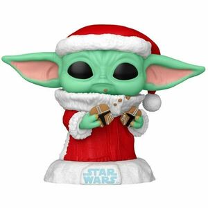 POP! Grogu with Christmas Cookie (Star Wars) kép