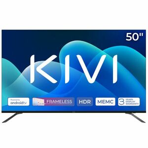 KIVI TV 50U730QB, 50" (127 cm), HD LED TV, AndroidTV, fekete kép