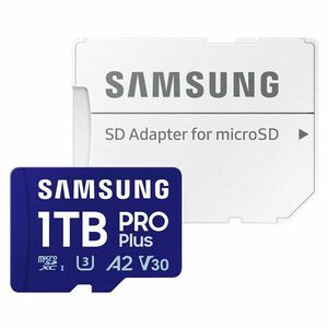 Samsung PRO Plus 1024 GB microSDXC, SD adapter kép