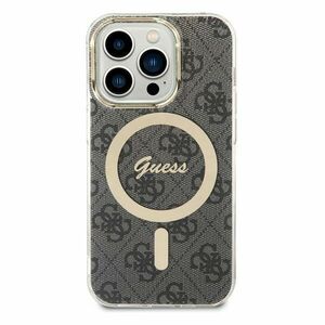 Guess IML 4G MagSafe Hátlapi tok iPhone 15 Pro Max számára, fekete kép