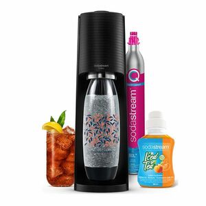 Sodastream Terra black Ice Tea Peach Megapack kép