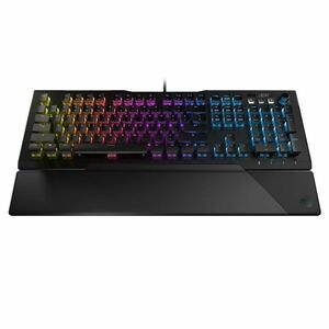 Roccat Vulcan 121 AIMO Gaming Billentyűzet, Red Titan Switch Speed RGB US kiosztás, Fekete kép