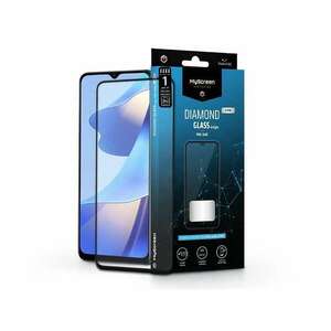 Oppo A54s edzett üveg képernyővédő fólia - MyScreen Protector Diamond Glass LiteEdge2.5D Full Glue - black kép