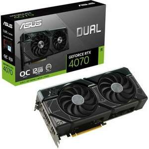 Asus Videokártya - nVidia DUAL-RTX4070-O12G-EVO (12288MB, GDDR6X, 2520/21000 Mhz, 192bit, 1xHDMI, 3xDP) kép