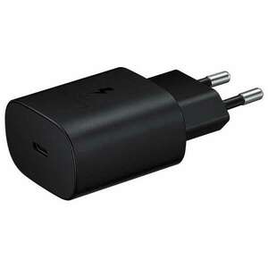 Samsung hálózati töltő adapter (25W) fekete (EP-TA800NBEGEU) kép