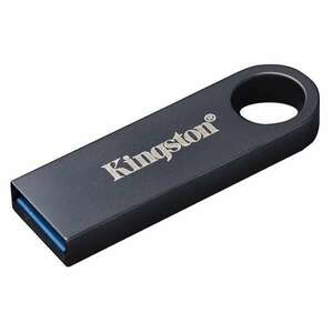 Kingston pendrive 64gb, dt se9 g3 220mb/s fém usb 3.2 gen 1 dark nickel KE-U2X64-1AC kép