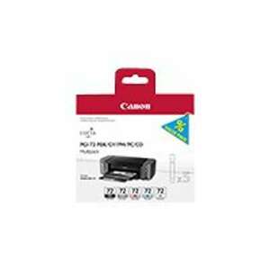 Canon 6403B007 tintapatron 5 dB Eredeti Standard teljesítmény Szürke, Fotó fekete, Fotó cián, Fotó bíborvörös (6403B007) kép