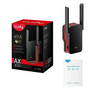 Cudy AX3000 Dual Band WiFi 6 Range Extender (RE3000) (RE3000) kép