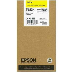 Epson T6534 tintapatron sárga 200ml (C13T653400) (C13T653400) kép