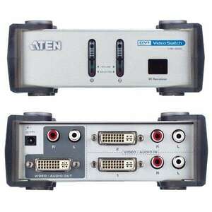 ATEN DVI Video Switch 2 portos (VS261) (VS261) kép