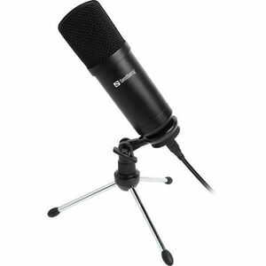 Sandberg Streamer USB Desk Microphone Black kép