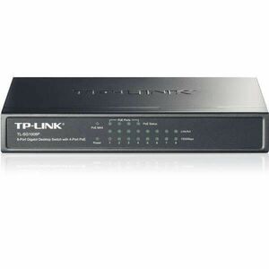 TP-Link Switch PoE - TL-SG1008P (8 port 1Gbps; 8/4 af PoE port; 55W) kép