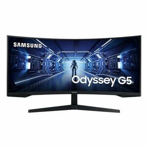 Samsung Monitor 34" - C34G55TWWP (VA, 3440x1440, 21: 9, WQHD, 165HZ, 250cd/m2, 1ms, Curved) kép