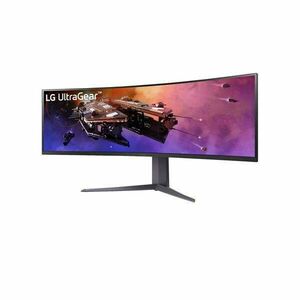 LG Monitor 45" Gamer - 45GR75DC-B (Ívelt; VA; 32: 9; 5120x1440; 200Hz; 1ms; 400cd; HDMIx2; DP; USB; F-Sync; HDR, Mag.áll) kép