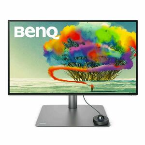 BenQ Monitor 27" - PD2725U (IPS, 16: 9, 3840x2160, 5ms, 400cd/m2, 2xHDMI, DP, TH3, USB, Speaker, Pivot, mag.áll., VESA) kép