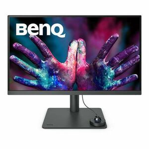 BenQ Monitor 27" - PD2705U (IPS, 16: 9, 3840x2160, 5ms, 350dc/m2, DP, HDMI, USB-C, Speaker, mag.áll., Pivot) kép