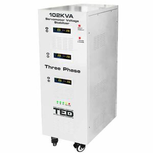 Maximális hálózati stabilizátor 102KVA-SVC háromfázisú szervomotorral TED000064 kép