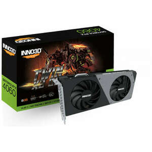 Inno3D GeForce RTX 4060 8GB DDR6 Twin X2 OC kép