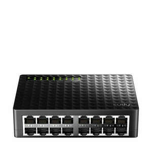 CUDY FS1016D 10/100 Mbps fekete 16 portos asztali switch kép