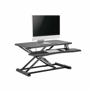 Equip Monitor/Periféria Asztali állvány - 650840 (Ergonomikus, állítható magasság: 10-50 cm, Max.: 15kg, acél, fekete) kép