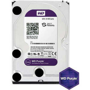 Western Digital 3, 5" 1000GB belső SATAIII 5400RPM 64MB PURPLE WD10PURZ winchester 3 év kép