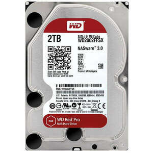 Western Digital 3, 5" 2000GB belső SATAIII 7200RPM 64MB RED PRO WD2002FFSX winchester 5 év kép