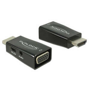 DeLock HDMI-A male > VGA female with Audio Adapter kép