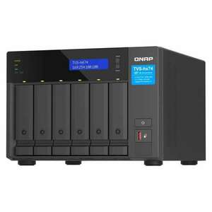 QNAP TVS-H674 NAS Tower Intel® Core™ i5 i5-12400 32 GB DDR4 QuTS hero Fekete kép