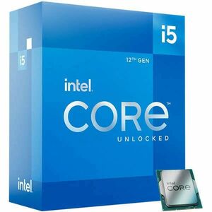 Intel Core i5 2, 50GHz LGA1700 18MB (i5-12400F) box processzor kép