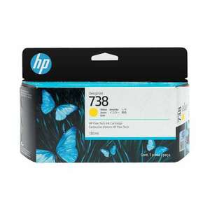 HP 738 498N7A Eredeti Tintapatron Sárga (498N7A) kép