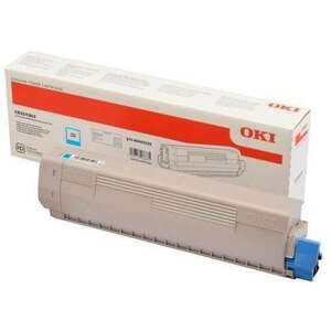 OKI Toner C833/843 cyan 10k (46443103) kép