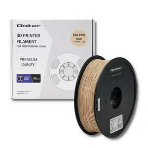 Qoltec 50676 Filament PLA PRO 1.75mm 1kg - Bőr (50676) kép