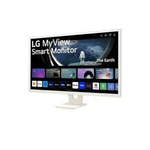 LG Monitor 32" Smart, 32SR50F-W (IPS; 16: 9; 1920x1080; 8ms; 250cd; HDMI, USB, Bluetooth, Hangsz., HDR, webOS, Airplay) kép