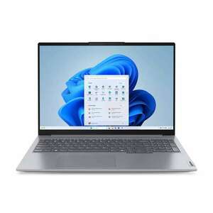 Lenovo ThinkBook 16 Intel Core Ultra 5 125U Laptop 40, 6 cm (16") WUXGA 8 GB LPDDR5-SDRAM 512 GB SSD Wi-Fi 6E (802.11ax) Windows 11 Pro Szürke kép