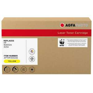 AgfaPhoto (HP W2032A 415A) Toner Sárga (APTHP2032AE) kép