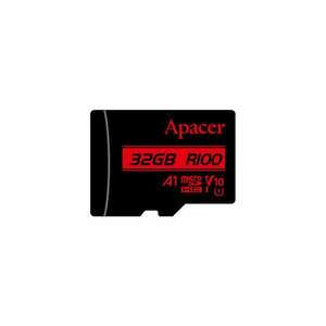 Apacer MicroSD kártya - 32GB microSDHC UHS-I Class10 V10 A1 (R/W: 100/10 MB/s) + adapter kép