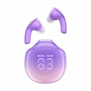 Earphones TWS Acefast T9, Bluetooth 5.3, IPX4 (grape purple) kép