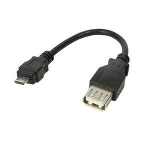 Logilink USB 2.0 micro B apa és USB 2.0 A anya adapter kép